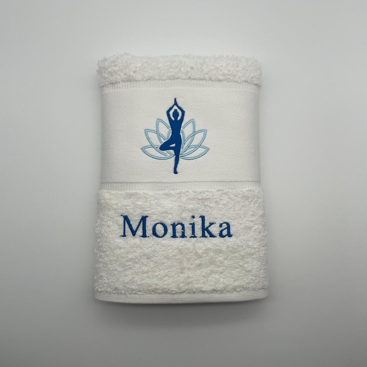 Personalisiertes Yoga-Handtuch mit Namen