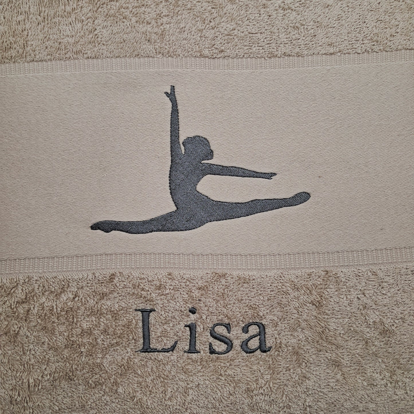 Handtuch/Duschtuch mit Tanzmotiv