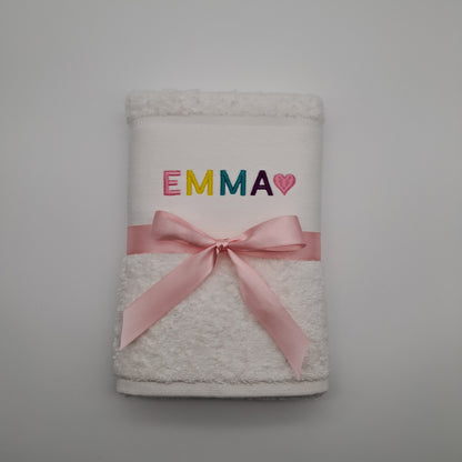 Personalisiertes Handtuch mit Namen