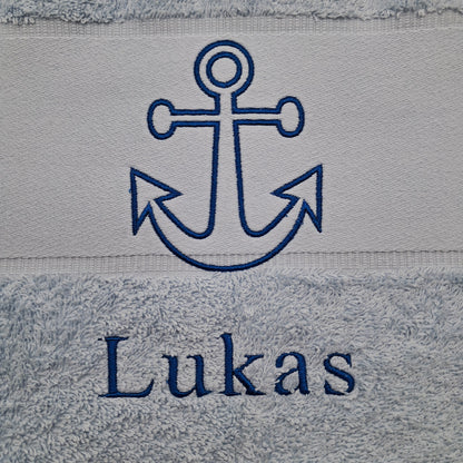 Handtuch mit Anker