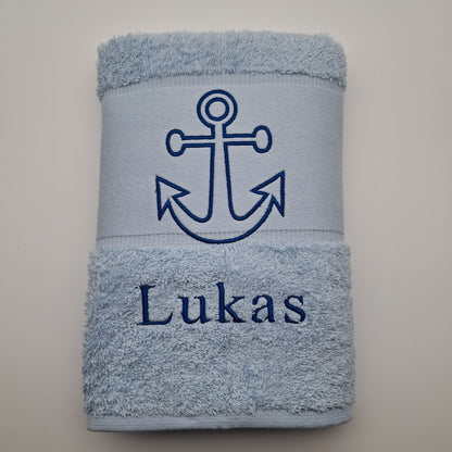 Handtuch mit Anker