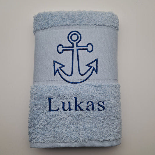 Handtuch mit Anker