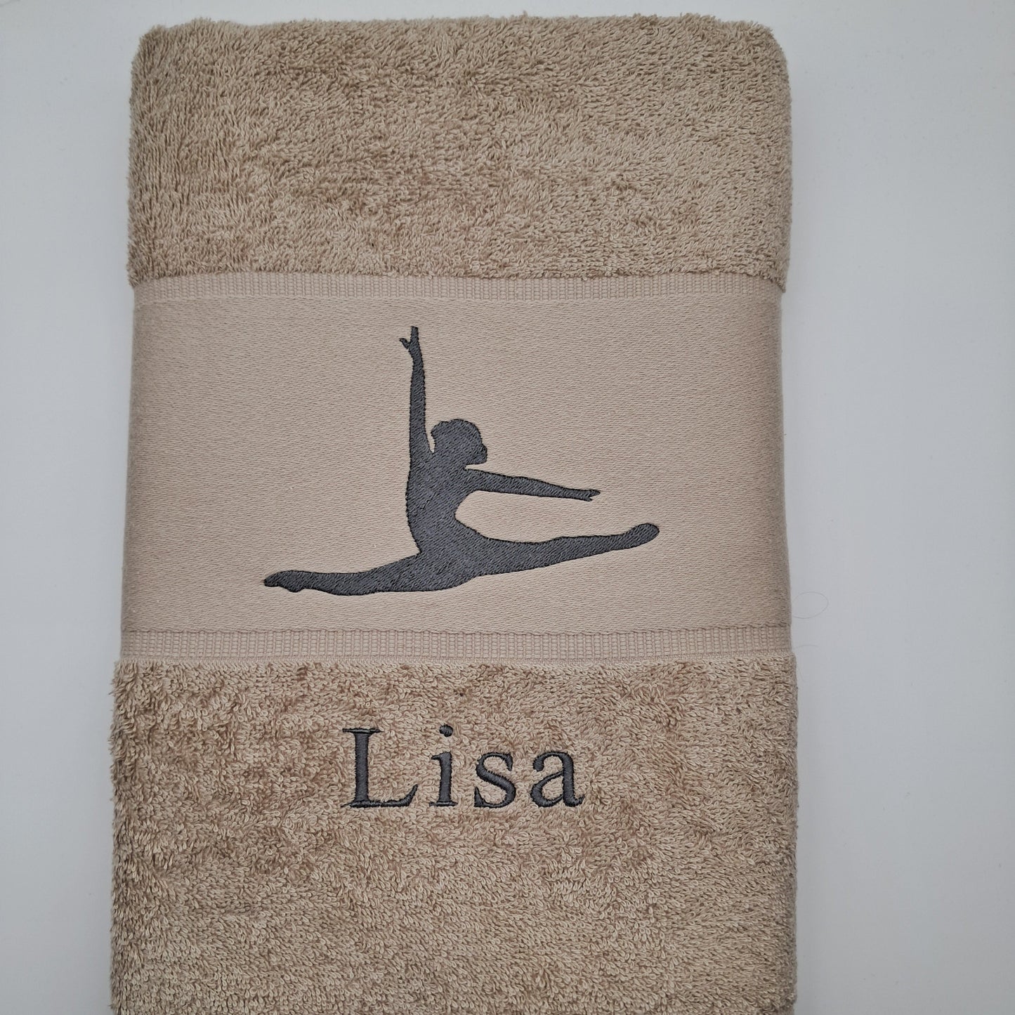 Handtuch/Duschtuch mit Tanzmotiv