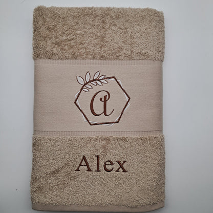 Handtuch mit Monogramm & Name