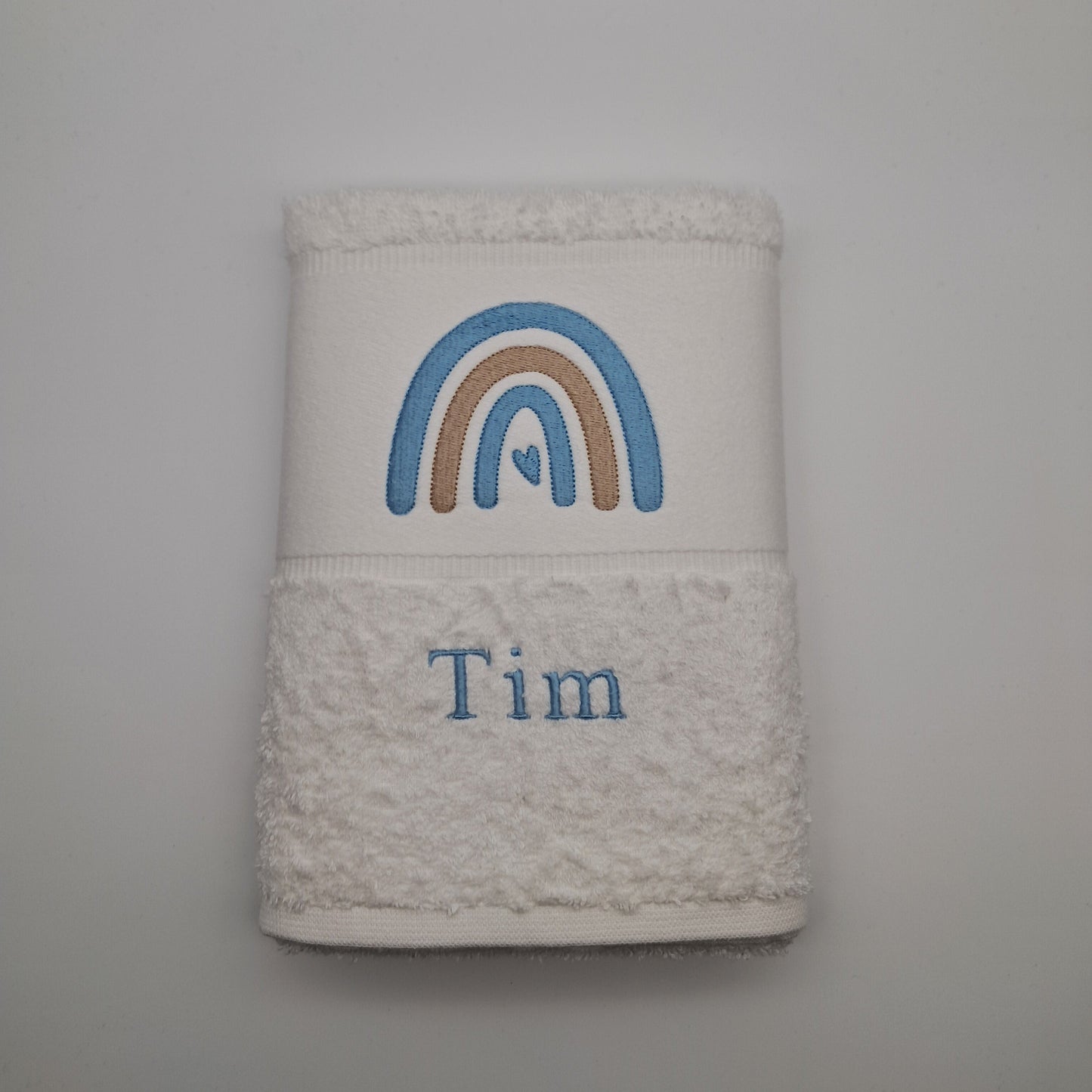 Personalisiertes Handtuch Regenbogen & Namen