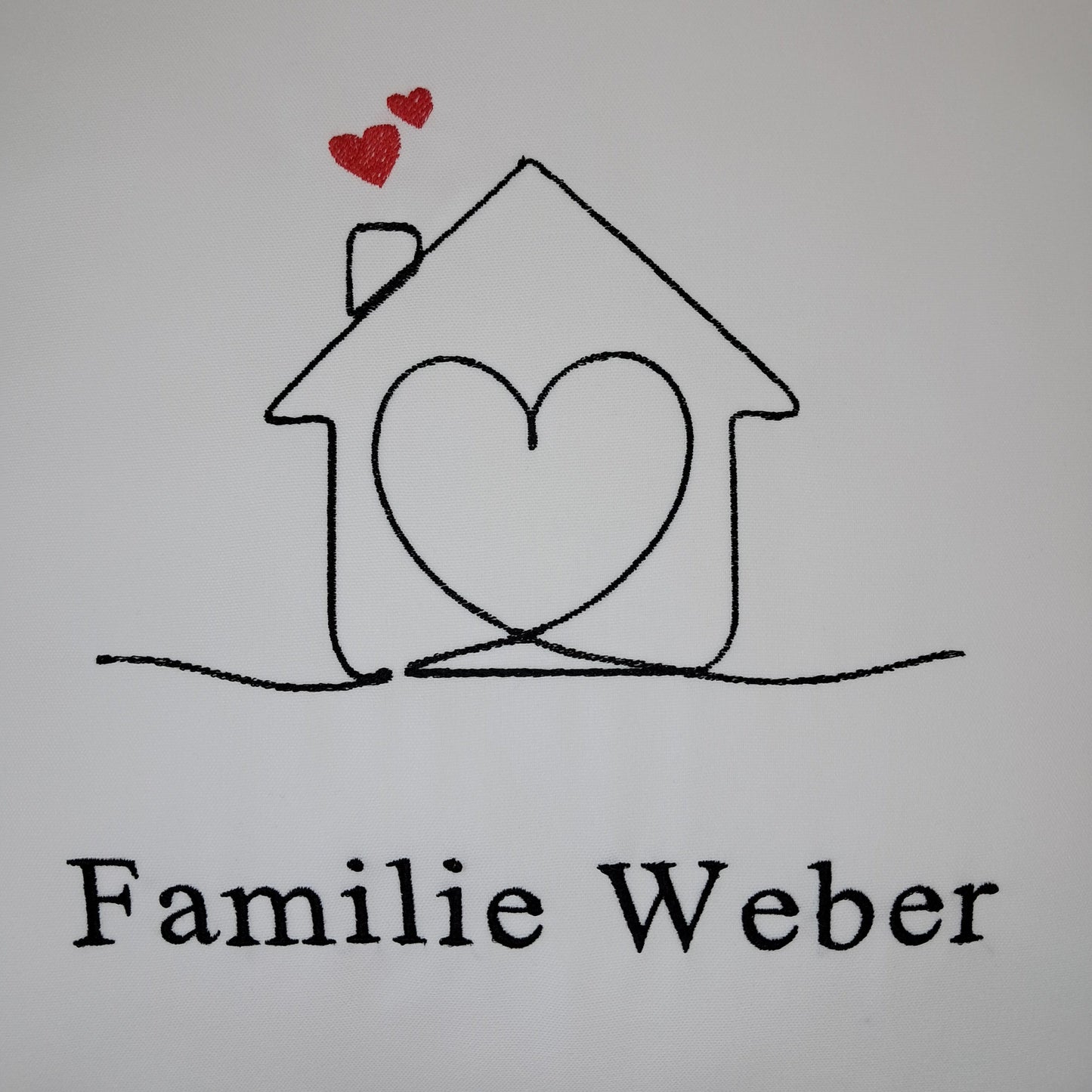 Personalisiertes Kissen "Zuhause mit Herz" - Spendenaktion