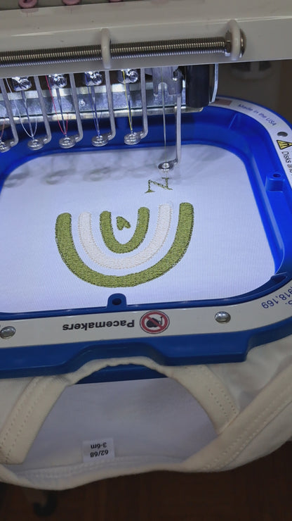 Personalisiertes Babyset - Regebogen (Body & Handtuch)